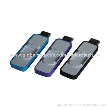 64GB Retractable USB Flash Drive, Plastic Case